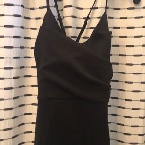 Black bridesmaid dress